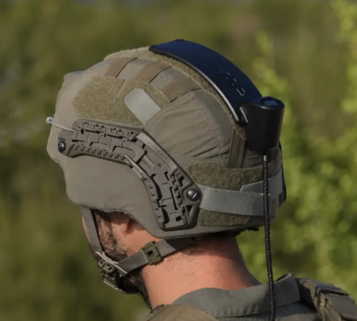 DLU Thermal variant with camera module mounted on helmet