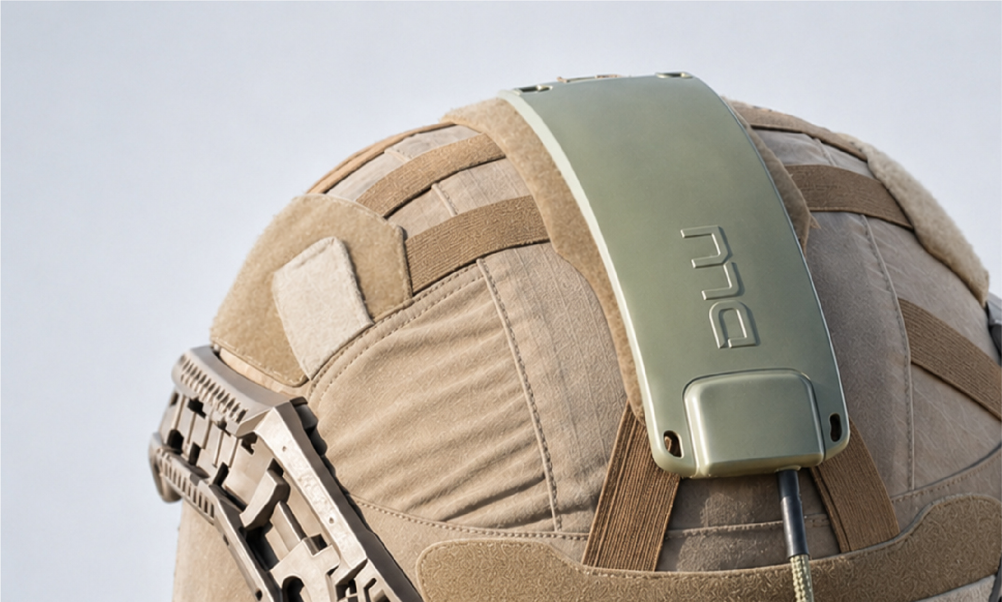 DLU RF-only variant mounted on a tactical helmet
